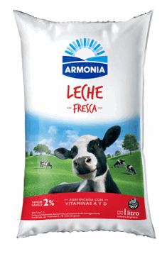LECHE ARMONIA SACHET 2% 1L.