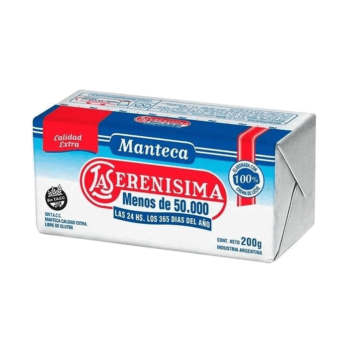 MANTECA LA SERENISIMA 200grs.