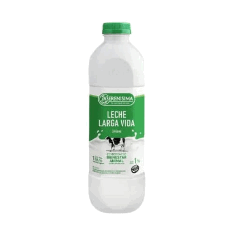LECHE LA SERENISIMA LV DESC. 1% BOTELLA 1L.