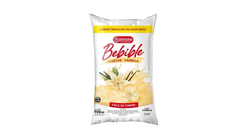 BEBIDA LACTEA LA SERENISIMA VAINILLA 900ml.