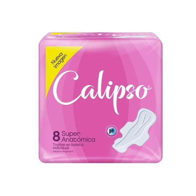 TOALLITA FEM CALIPSO ANAT C/ALAS ROSA x8