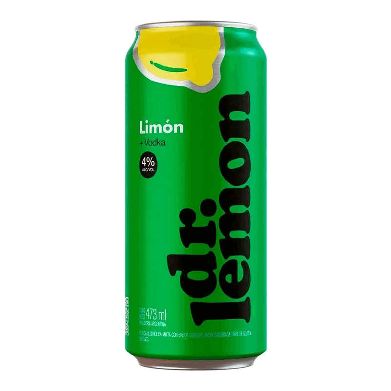 APERITIVO DR. LEMON LIMON LATA 473cc x6u