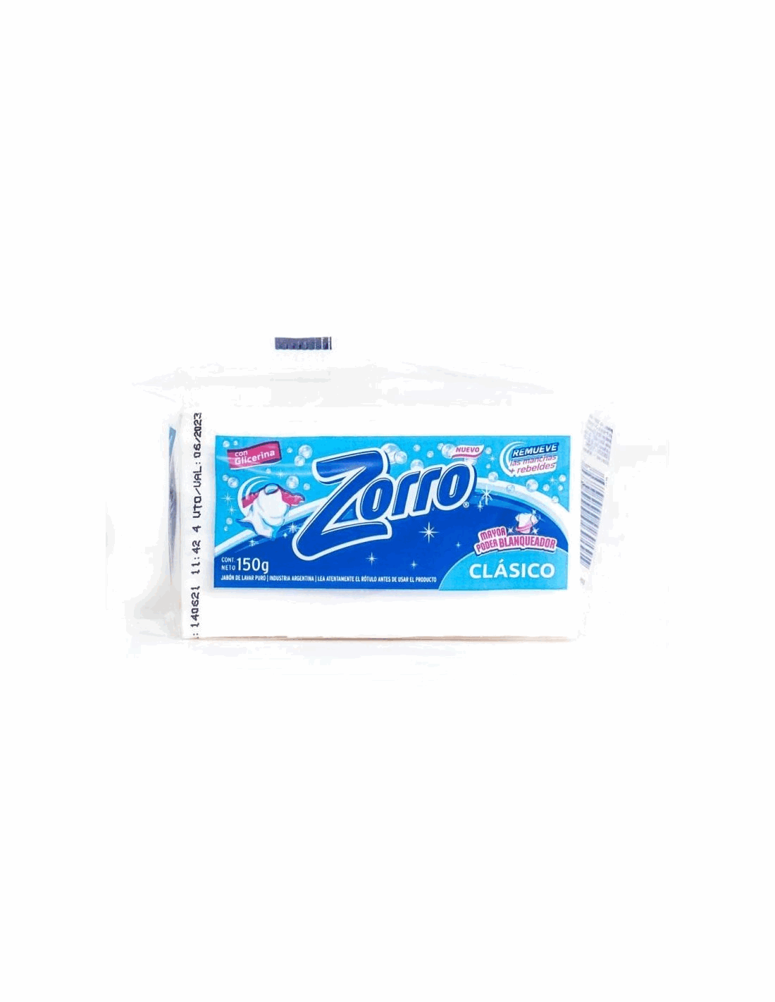 JABON BLANCO ZORRO 150g