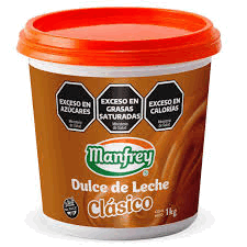 DULCE DE LECHE CLASICO MANFREY 1Kg