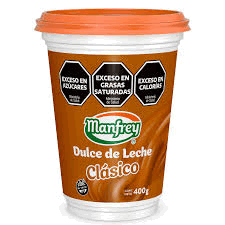 DULCE DE LECHE CLASICO MANFREY 400g