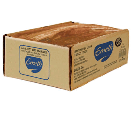 DULCE BATATA C/CHOCO EMETH CAJON 5Kg