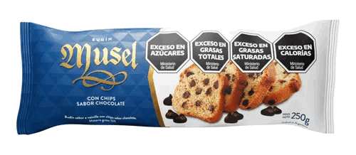 BUDIN MUSEL CHIP DE CHOCOLATE 250g