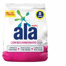 JABON EN POLVO ALA MATIC C/BICARB 800grs