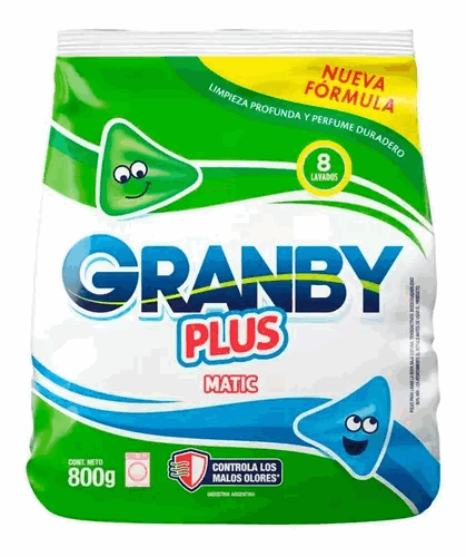JABON EN POLVO GRANBY PLUS MATIC 800grs.