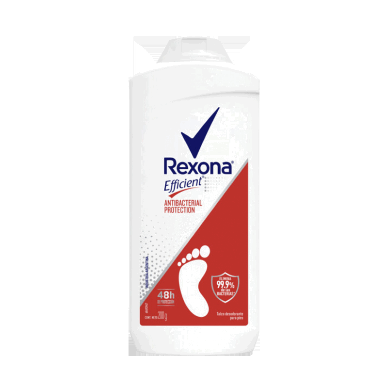 TALCO EFFICIENT ANTIBACTERIAL ROJO 200g