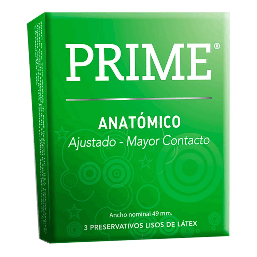 PRESERVATIVO PRIME ANATOMICO 3U