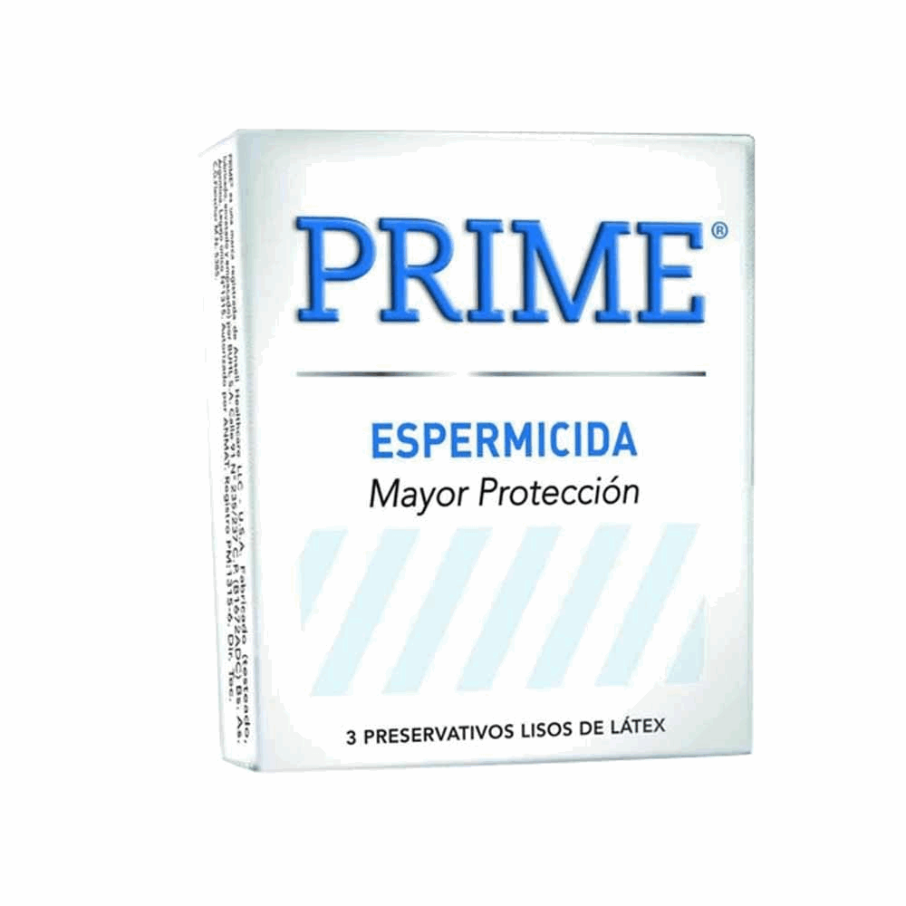PRESERVATIVO PRIME ESPERMICIDA 3U