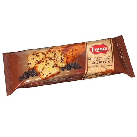 BUDIN FRANCE C/CHIP DE CHOCOLATE x150grs.