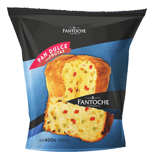 PAN DULCE FANTOCHE CON FRUTAS 400g