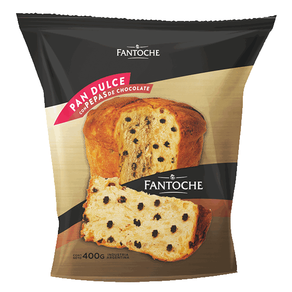 PAN DULCE FANTOCHE CHIP CHOCOLATE 400g