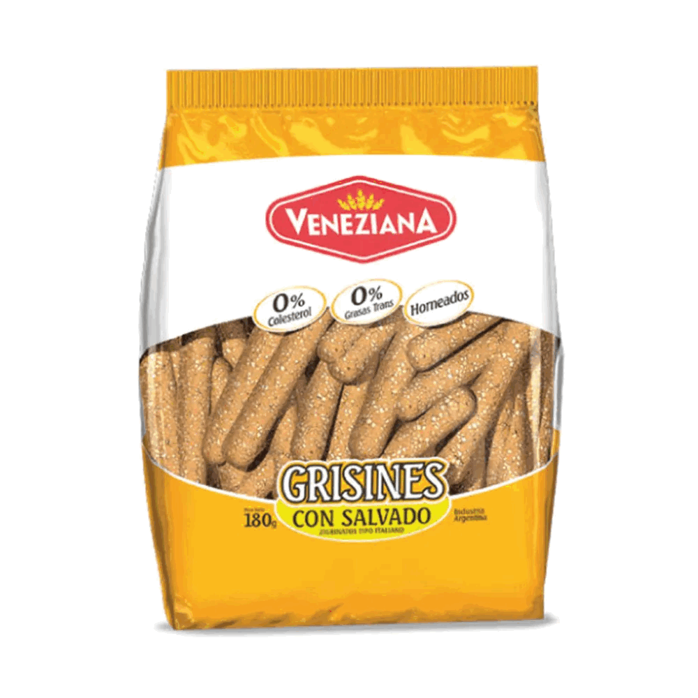 GRISINES VENEZIANA SALVADO 180grs.