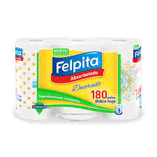 ROLLO DE COCINA FELPITA DECORADO 3x60 PAÑOS