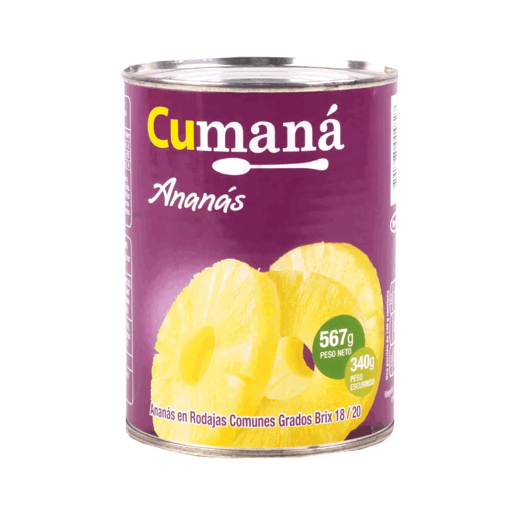 ANANA CUMANA RODAJAS 567g