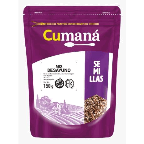 MIX SEMILLAS CUMANA DESAYUNO DP 150g