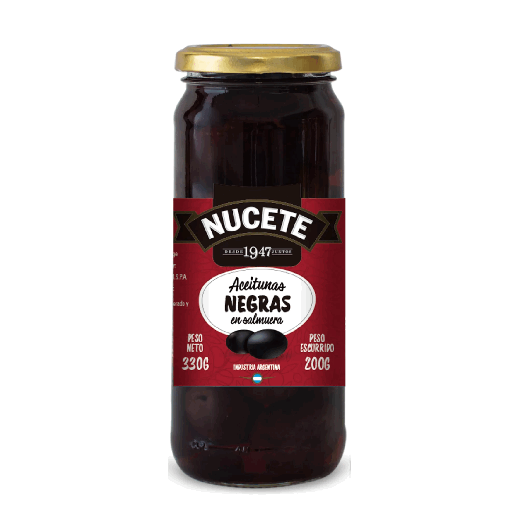 ACEITUNA NUCETE NEGRA FRASCO 200g