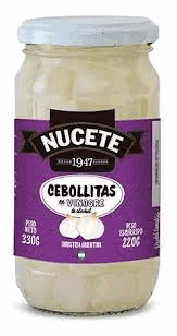 CEBOLLITAS EN VINAGRE NUCETE FRASCO 220g
