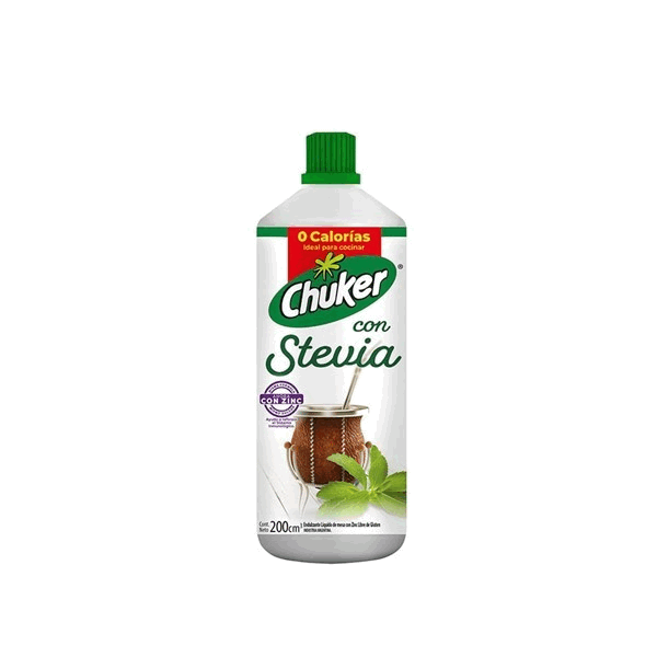 EDULCORANTE CHUKER C/ESTEVIA 200cc
