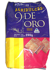 BIZCOCHOS 9 DE ORO AGRIDULCES 200grs
