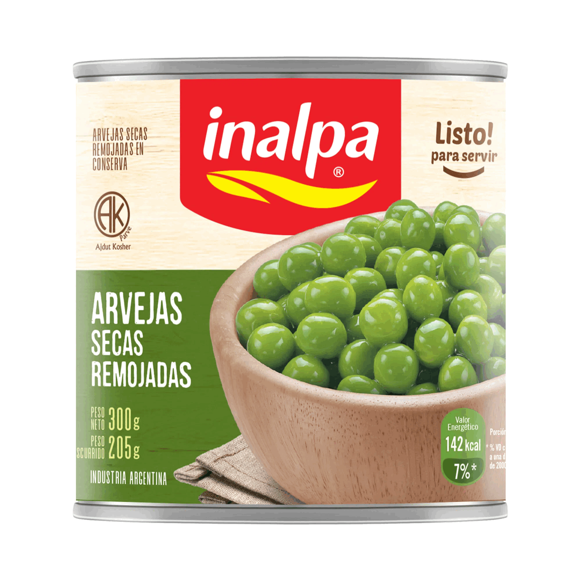 ARVEJA INALPA LATA 300grs