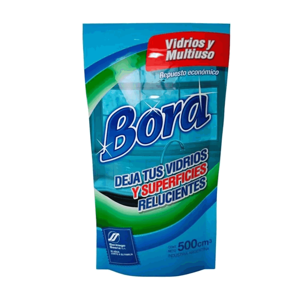 LIMPIADOR BORA VIDRIOS Y MULT DP 500cc