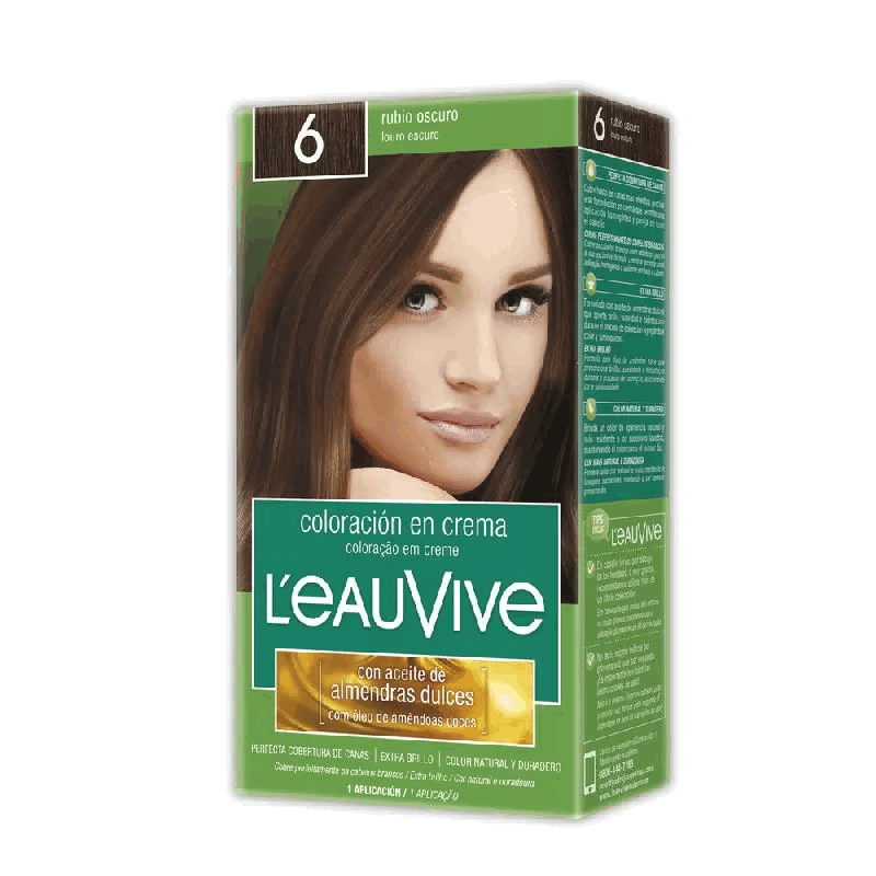 COLORACION EN CREMA LEAUVIVE 6 RUBIO OSC