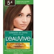 COLORACION EN CREMA LEAUVIVE 5.4 CASTAÑO CLARO CHOCOLATE