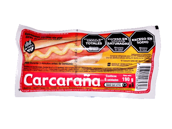 SALCHICHAS CARCARAÑA 190grs.