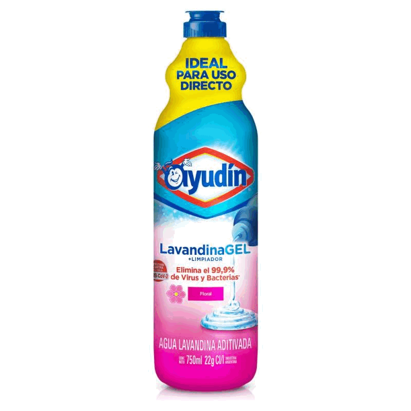 LAVANDINA AYUDIN FLORAL GEL 700ml