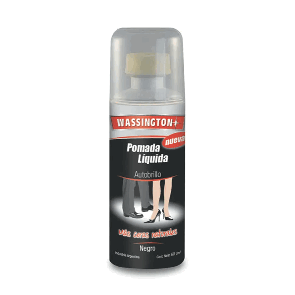 POMADA WASSINGTON LIQ NEGRO 60cc