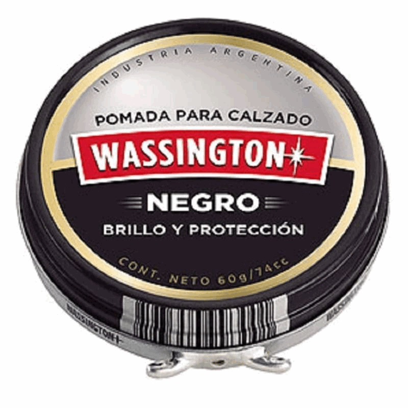 POMADA WASSINGTON NEGRO 60g