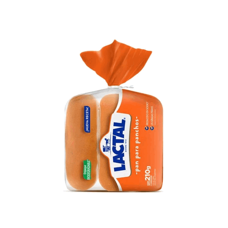 PAN LACTAL PANCHOS x6 210g