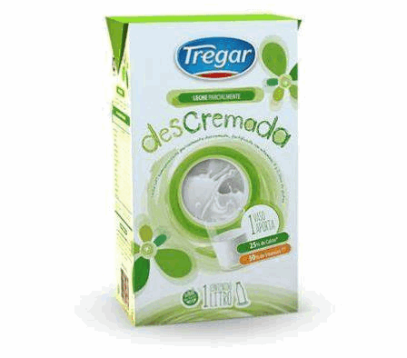 LECHE DESCREMADA TREGAR LV 1Lt