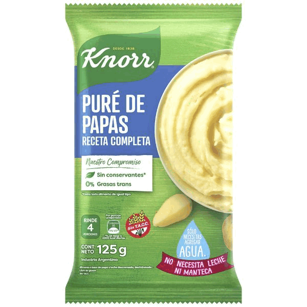 PURE DE PAPAS KNORR 125g