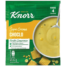 SOPA CREMA KNORR CHOCLO 64g