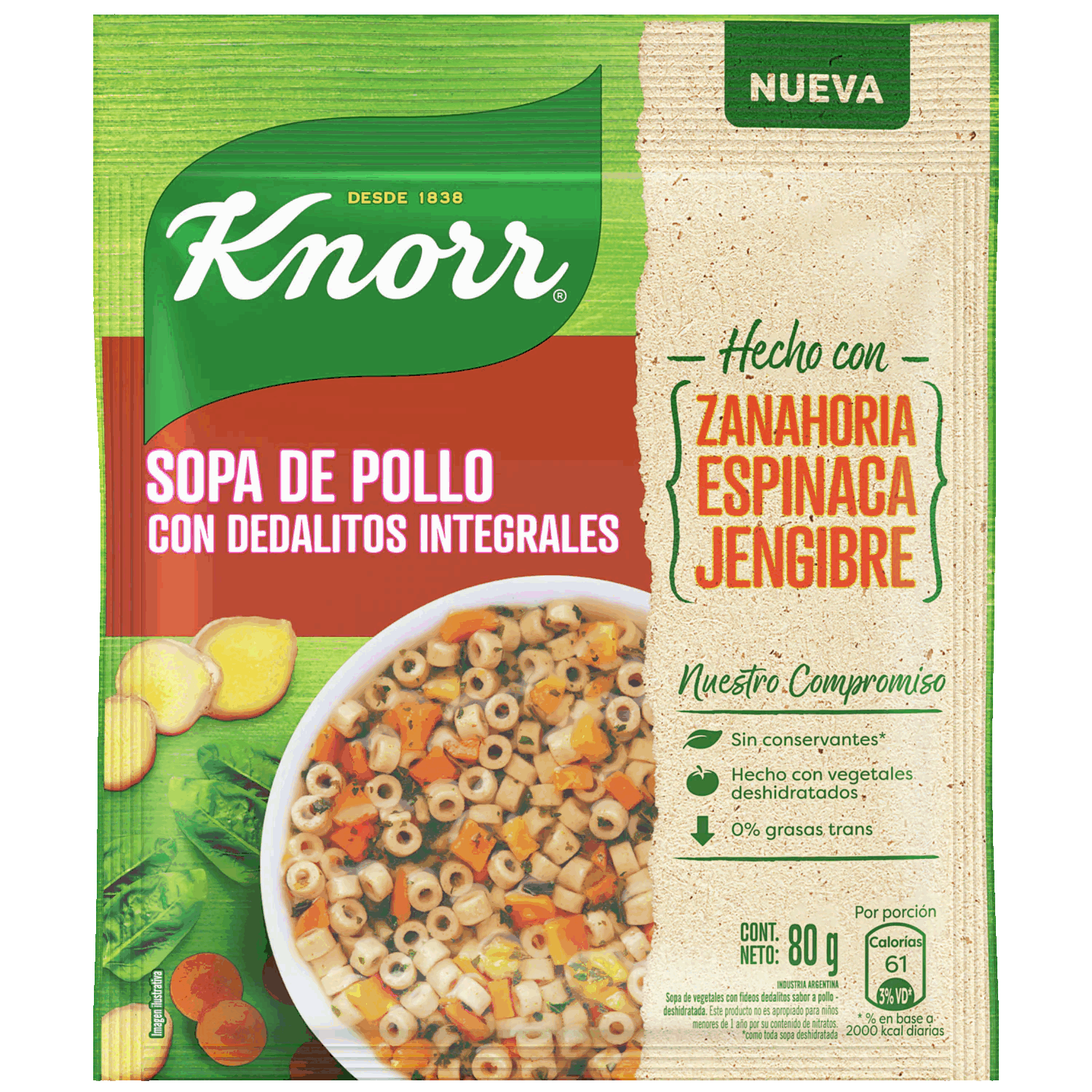 SOPA KNORR FAM POLLO C/DEDALITOS