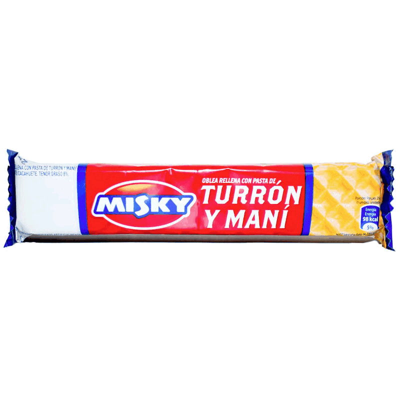 TURRON DE MANI MISKY 25gr