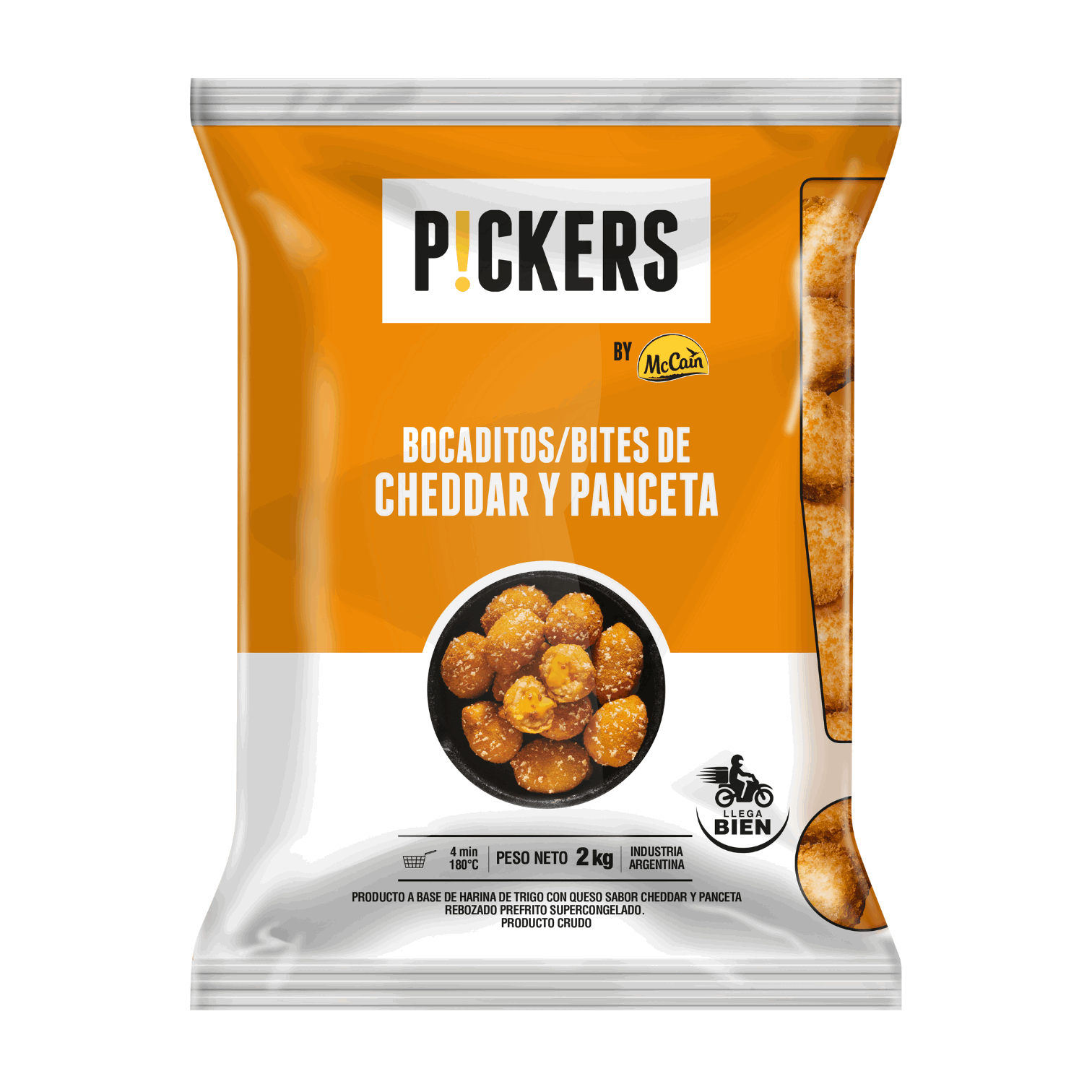 BOCADITOS PICKERS CHED/PANCETA 2KG