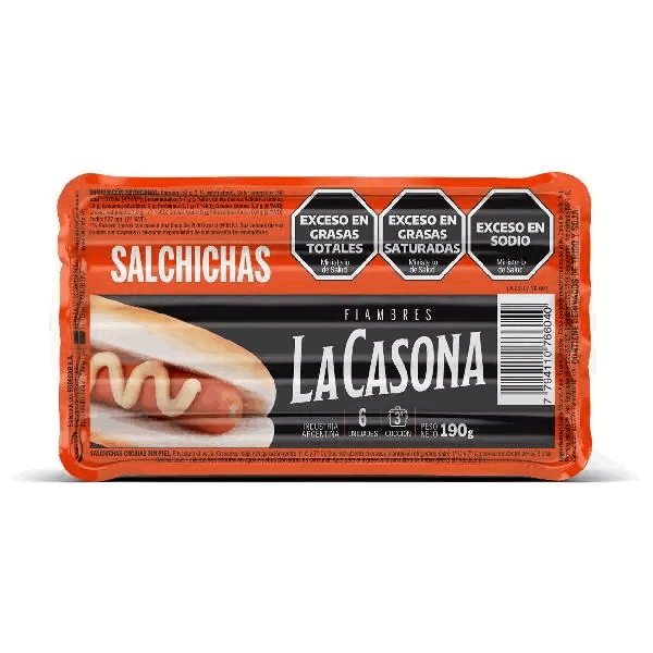 SALCHICHAS LA CASONA 190grs.