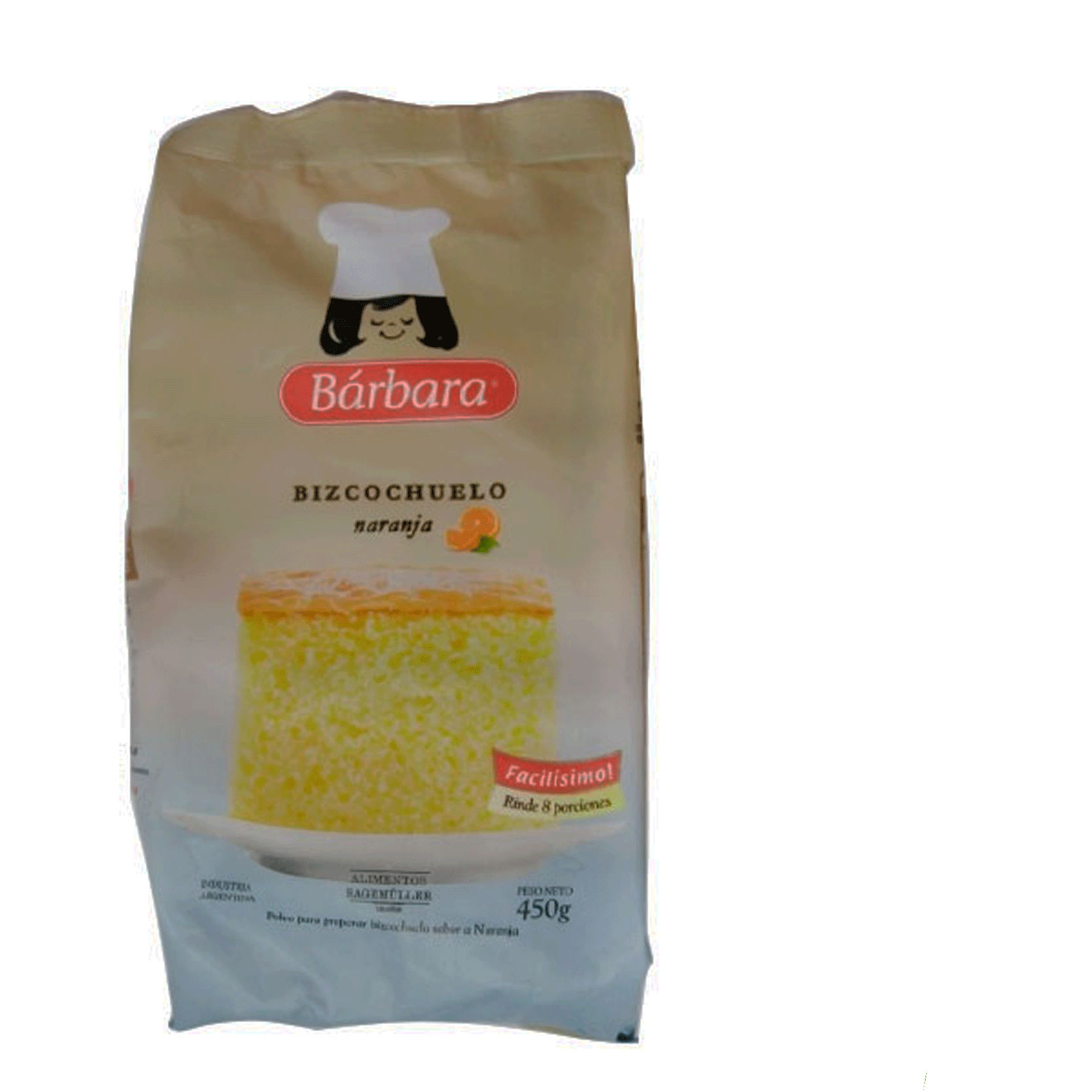 BIZCOCHUELO BARBARA NARANJA 450g