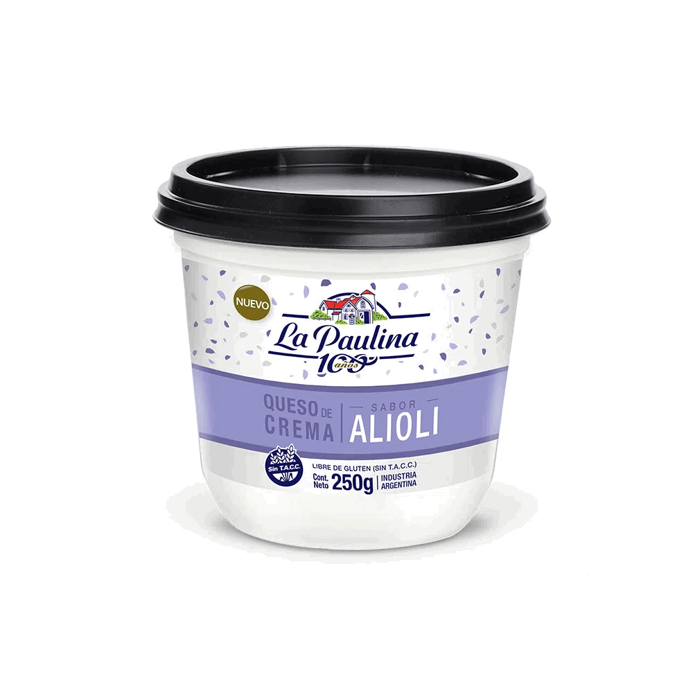 QUESO CREMA LA PAULINA ALIOLI 250g