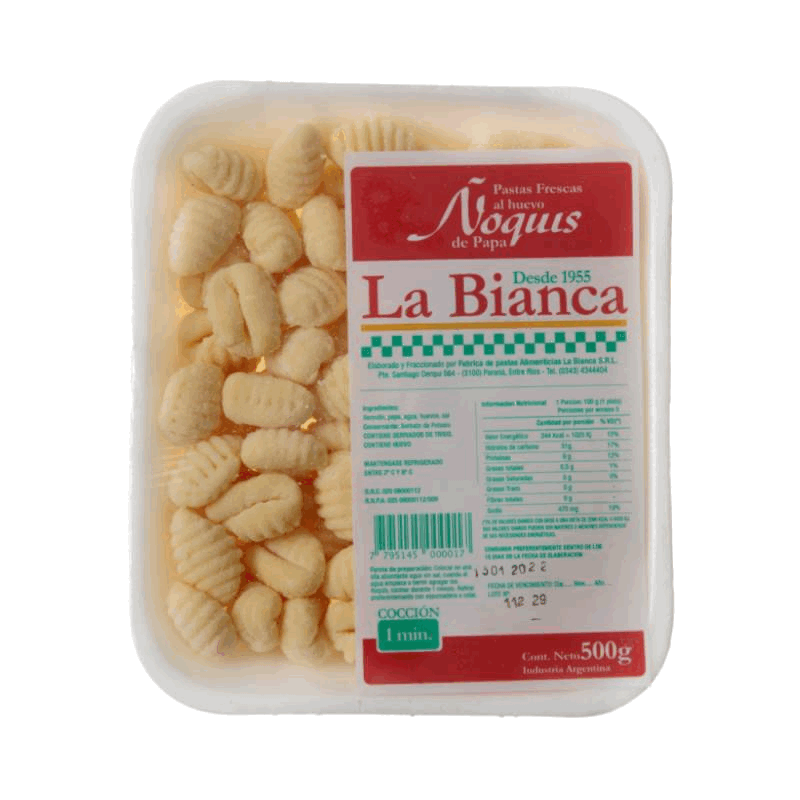 ÑOQUIS LA BIANCA 500g