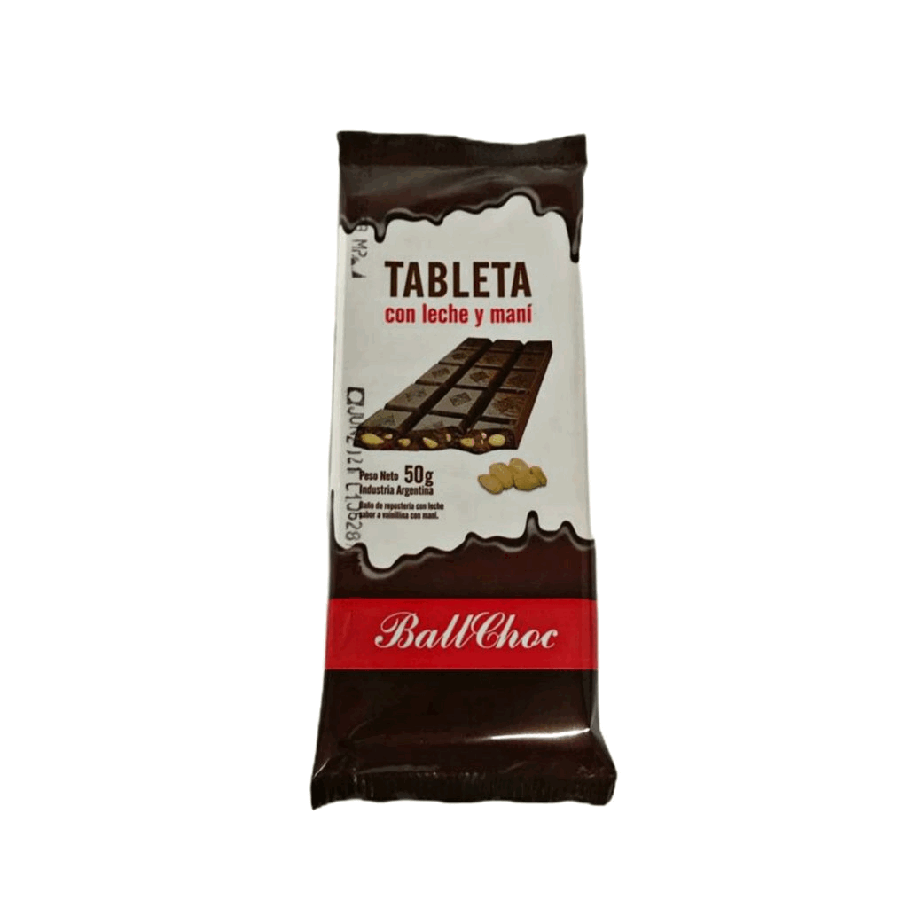 CHOCOLATE BALLCHOC LECHE Y MANI 50g