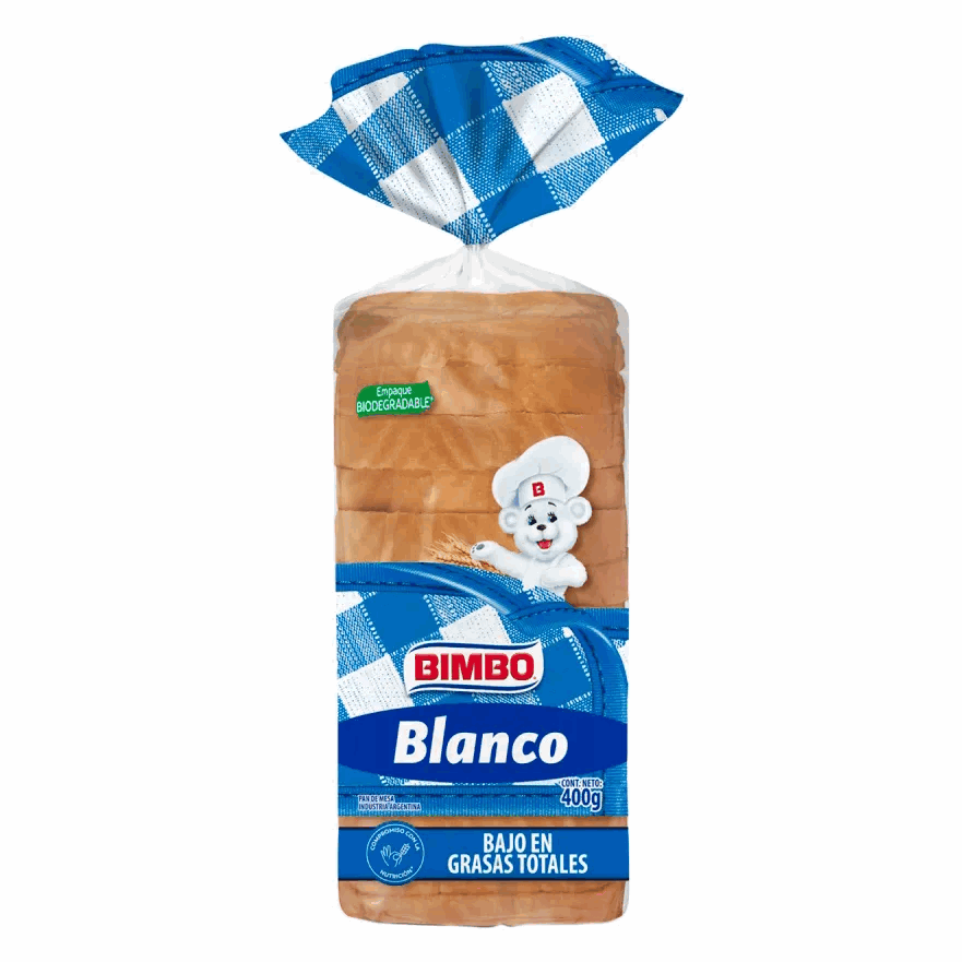 PAN BIMBO FLIAR BLANCO 400g