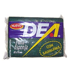 ESPONJA DEA FIBRA CON SALVAUÑAS