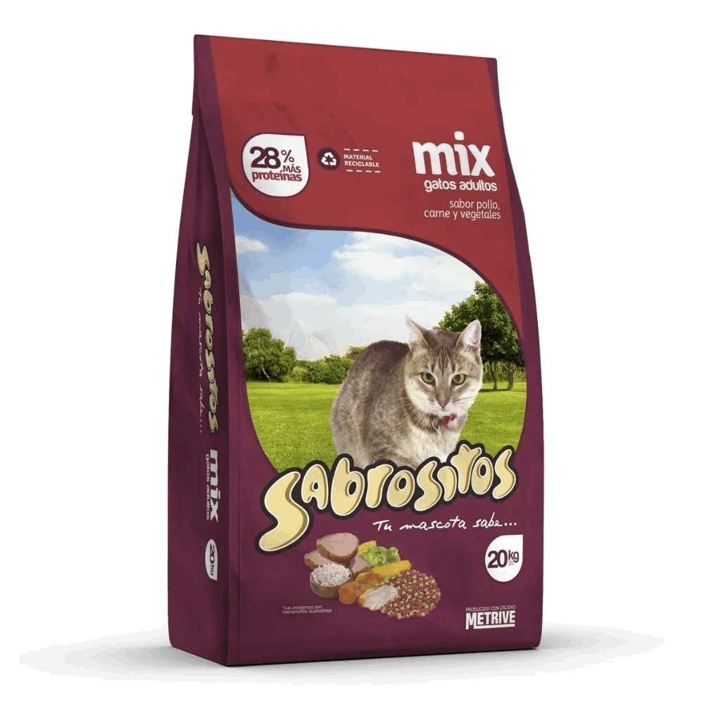 ALIM GATOS SABROSITOS MIX x 20Kg